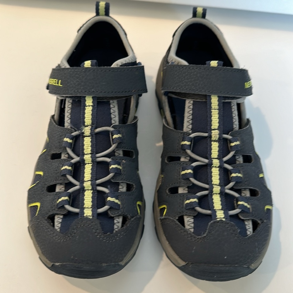 Merrell Boys H20 Hiker Sport Sandals Blue  Size 5M
